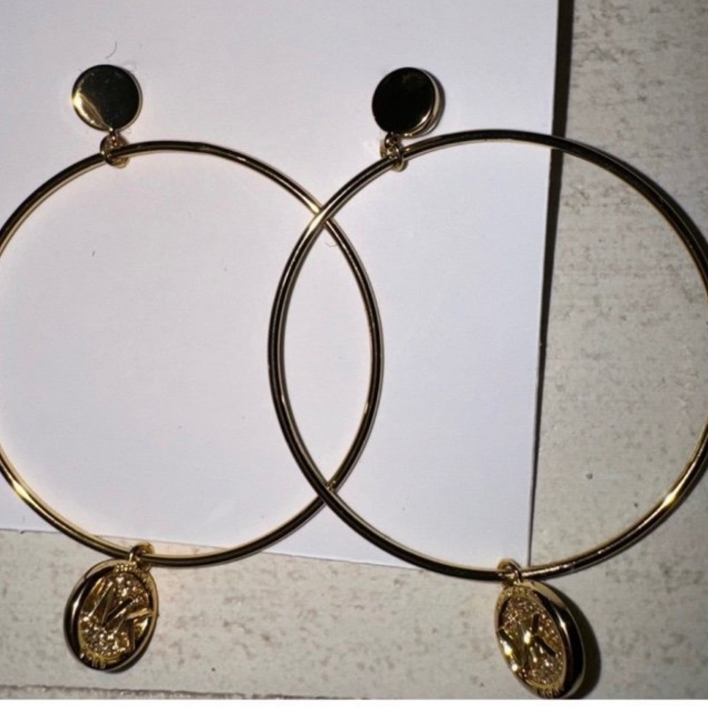 Michael Kors Gold Circle Earrings